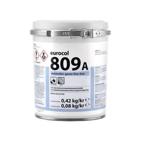 Краска Forbo Eurocol 809-А Eurocolor Game Line Duo 2К PU белая, 1 кг — купить в Екатеринбурге